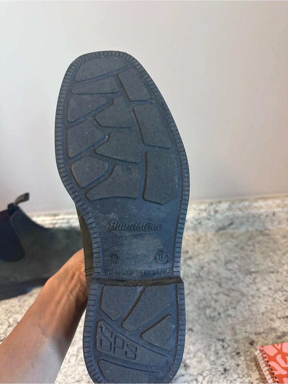 Blundstone Men's Chukka Boots in Slate Gray Leather